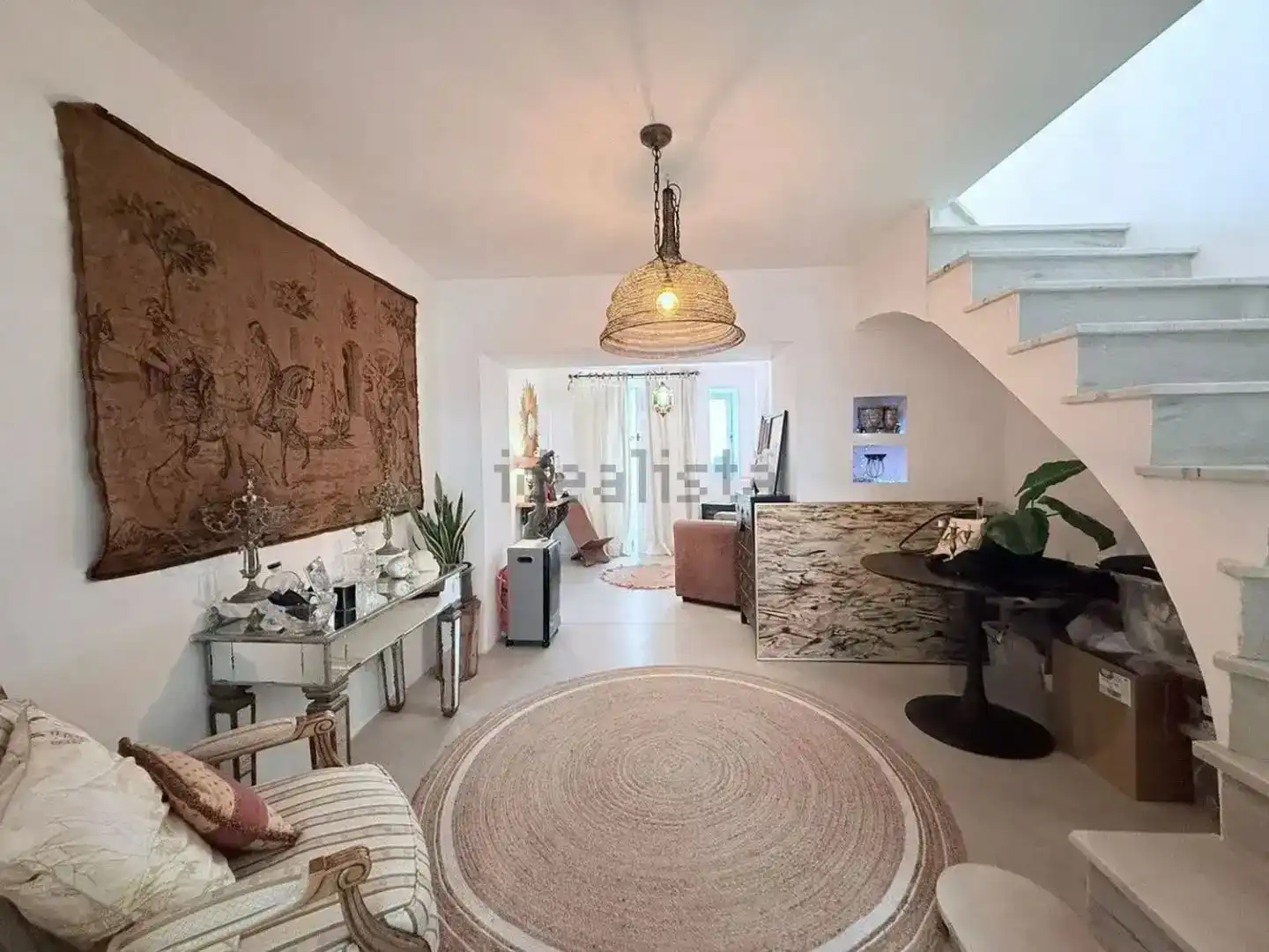 Sala de estar de Casa adosada en venta en Coín con Aire acondicionado