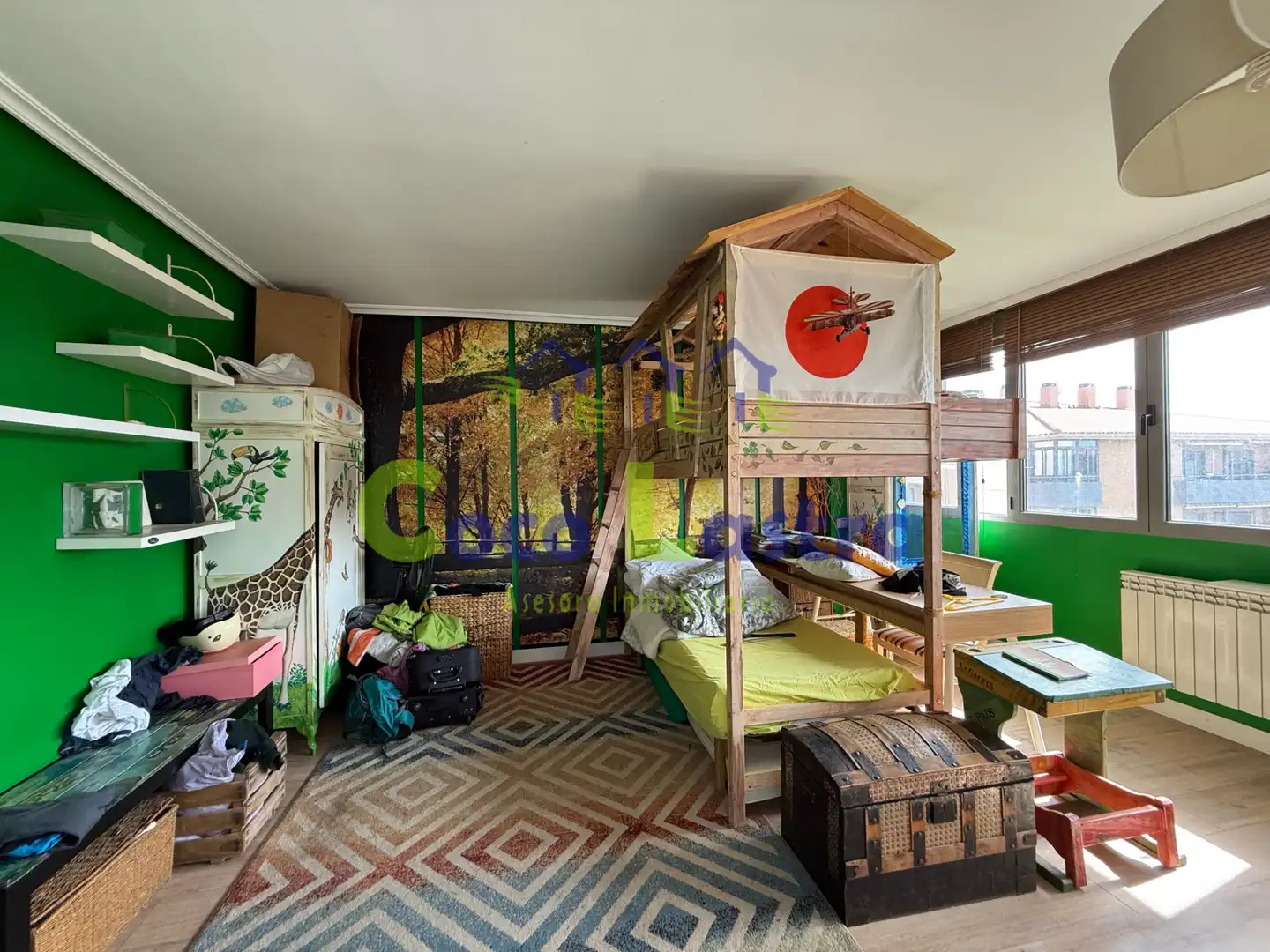 Schlafzimmer von Maisonette zum Verkauf in Salamanca mit Heizung, Terrasse und Ofen