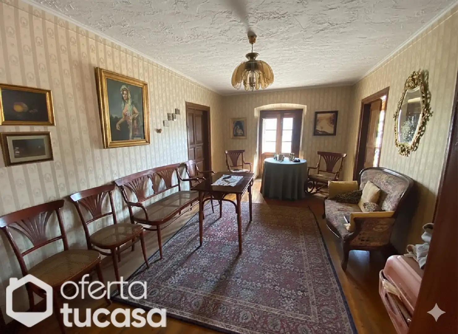 Sala de estar de Piso en venta en Cabrales con Jardín privado y Amueblado
