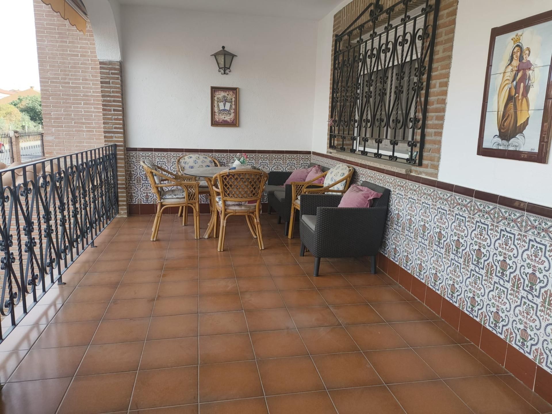 Terraza de Casa o chalet en venta en Villaluenga de la Sagra con Aire acondicionado, Calefacción y Jardín privado