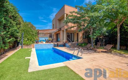 Garden of Single-family semi-detached for sale in Sant Feliu de Guíxols  with Air Conditioner, Terrace and Swimming Pool