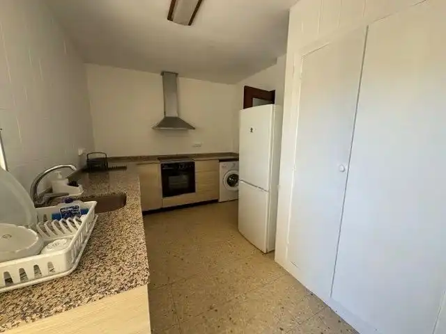 Kitchen of Flat for share in Alcoy / Alcoi  with Terrace and Furnished