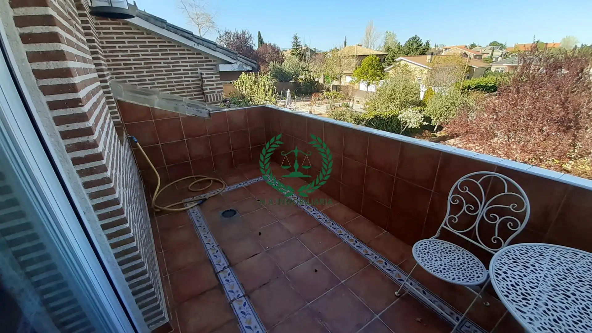 Terraza de Casa o chalet de alquiler en Pedrezuela con Calefacción, Jardín privado y Terraza