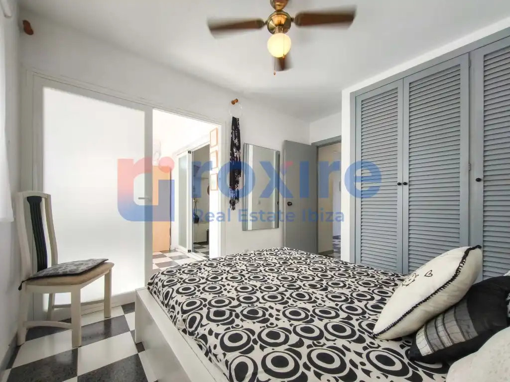 Bedroom of Apartments for rent in Sant Josep de sa Talaia  with Air Conditioner, Furnished and Washing machine