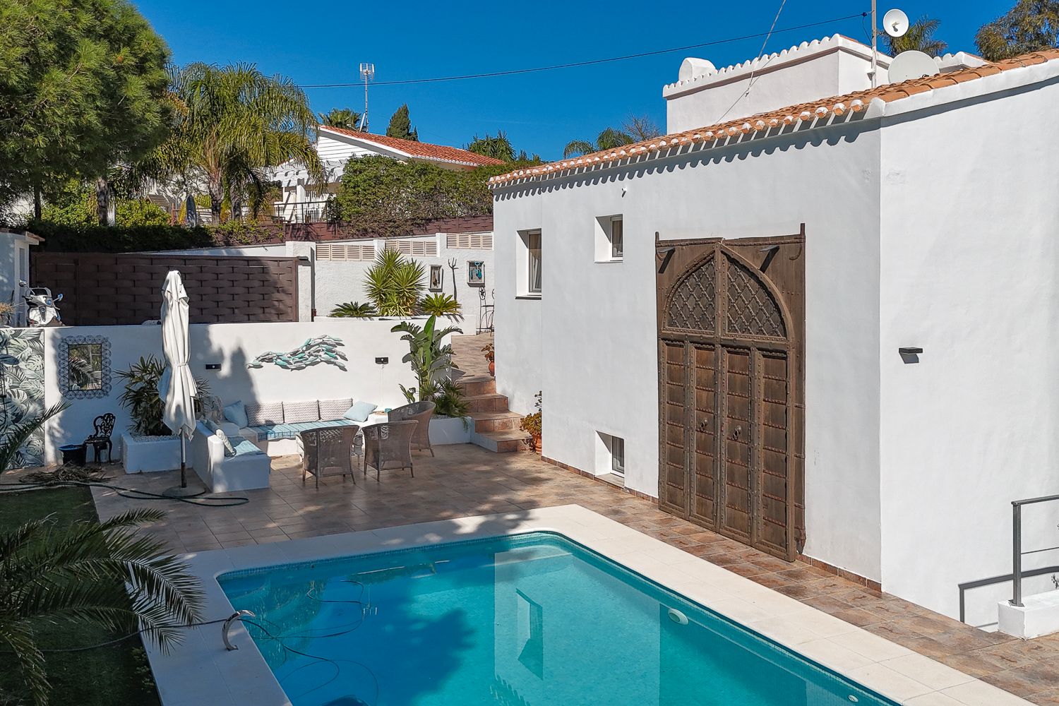 Exterior view of House or chalet for sale in Dénia  with Heating, Private garden and Terrace