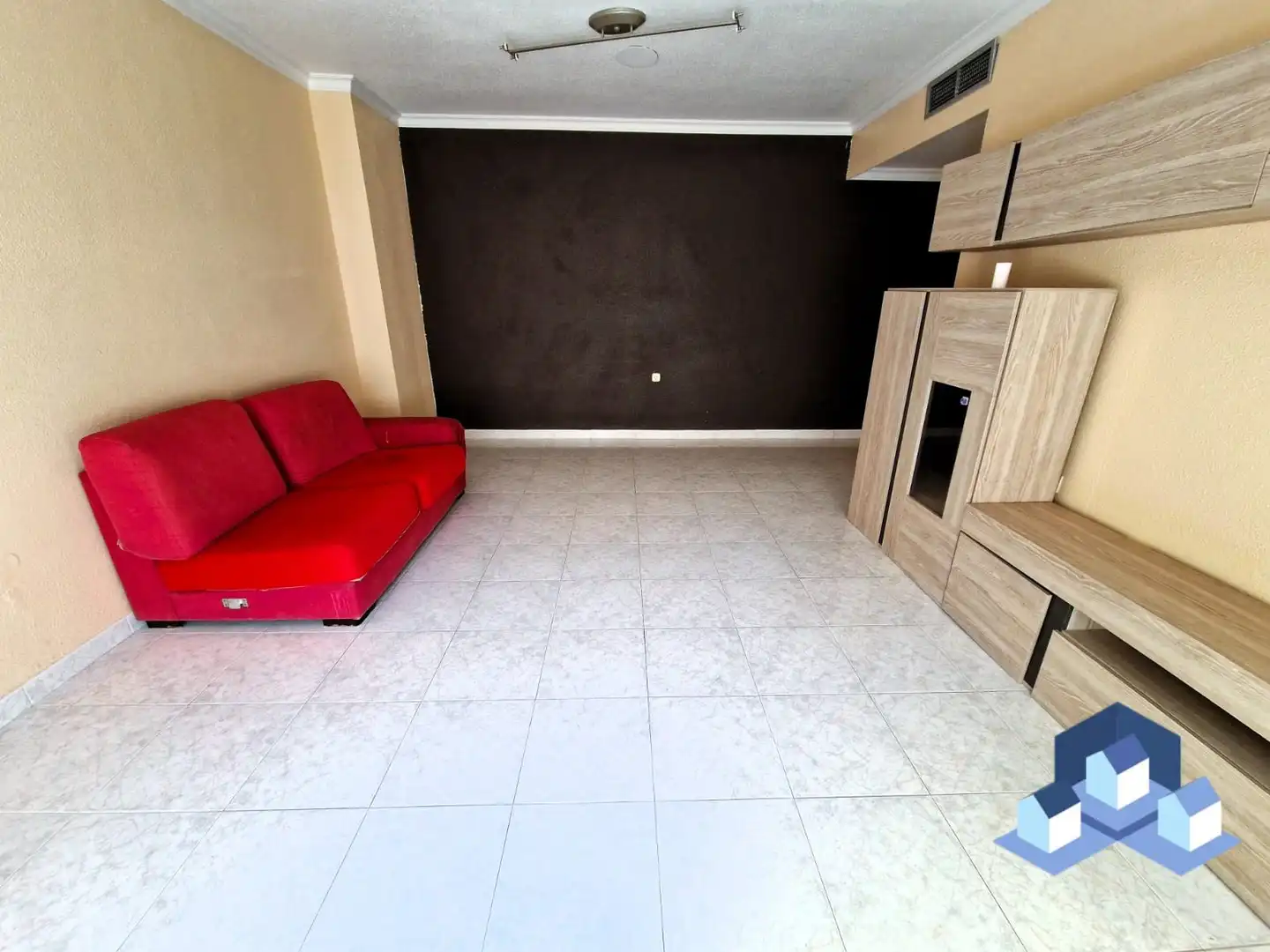 Sala de estar de Piso en venta en Lorca con Amueblado y Balcón