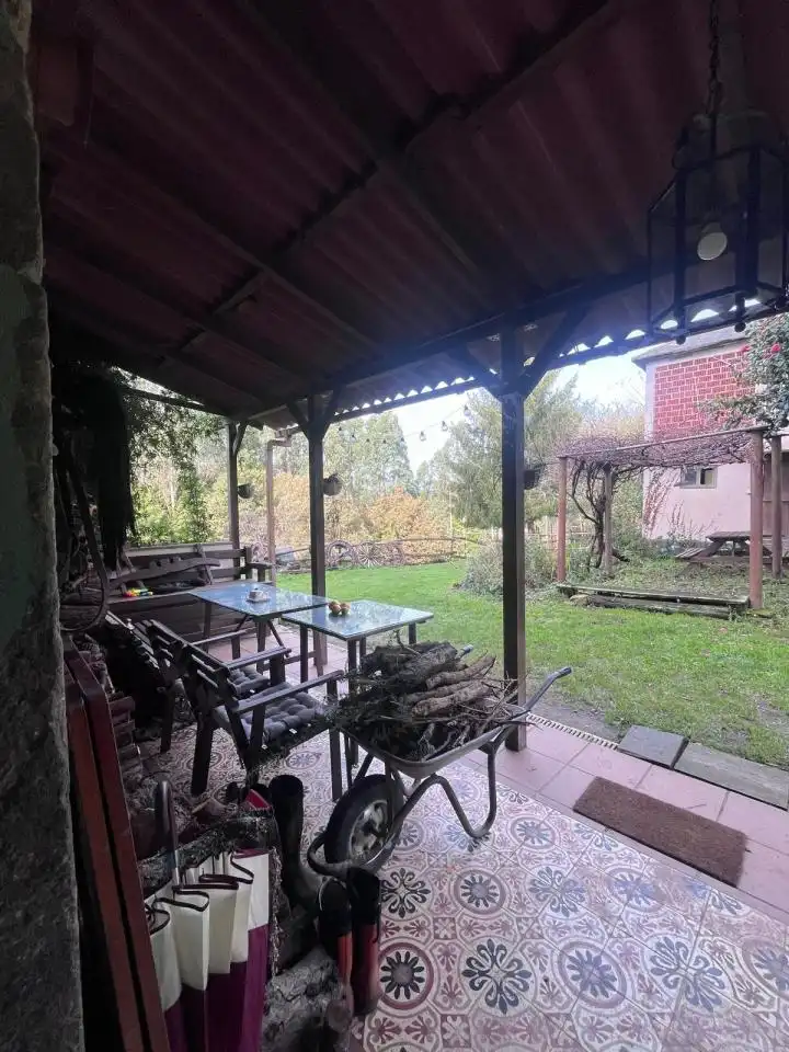 Terrasse von Country house zum Verkauf in San Sadurniño mit Heizung, Privatgarten und Schwimmbad