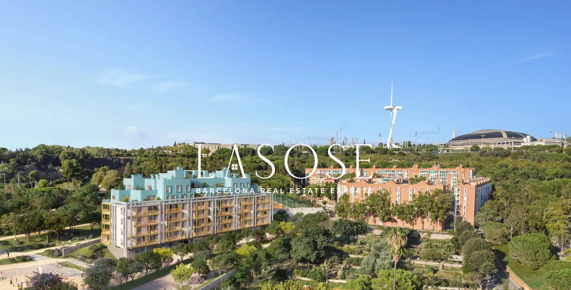 Vista exterior de Piso en venta en Barcelona con Aire acondicionado, Jardín privado y Balcón