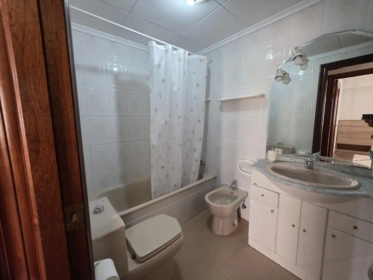 Bany de Apartament en venda en Cullera amb Aire condicionat, Terrassa i Moblat