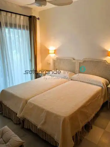 Bedroom of Apartments for rent in Sotogrande  with Air Conditioner, Heating and Terrace
