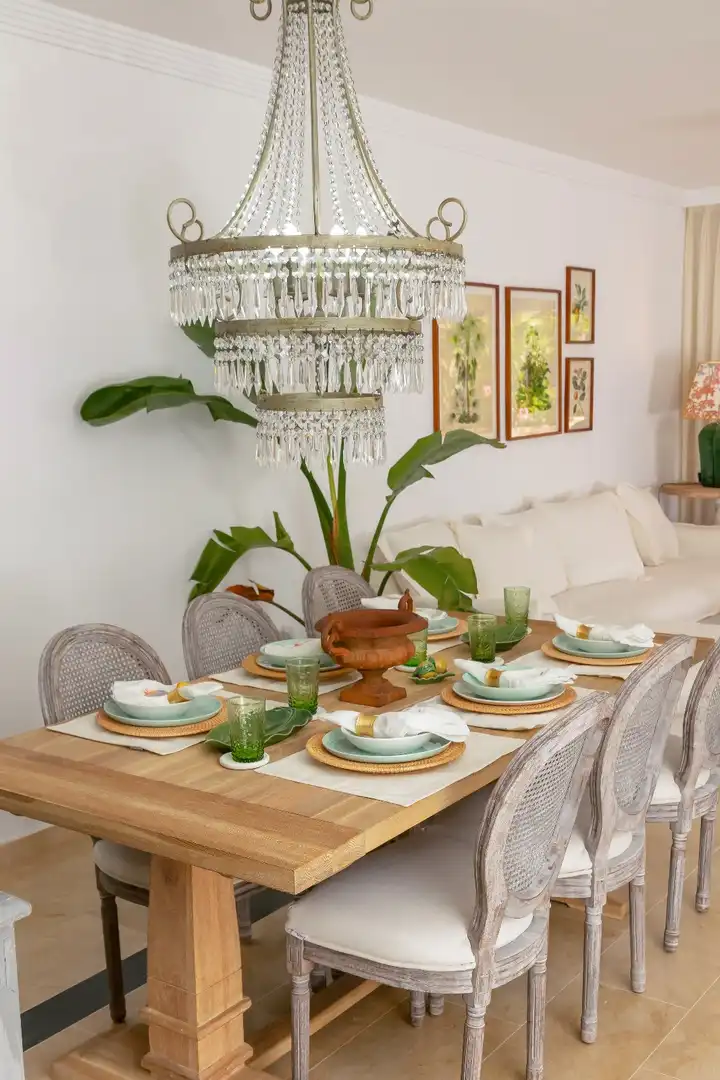 Dining room of Detached homes for rent in Marbella  with Air Conditioner, Terrace and Storage room