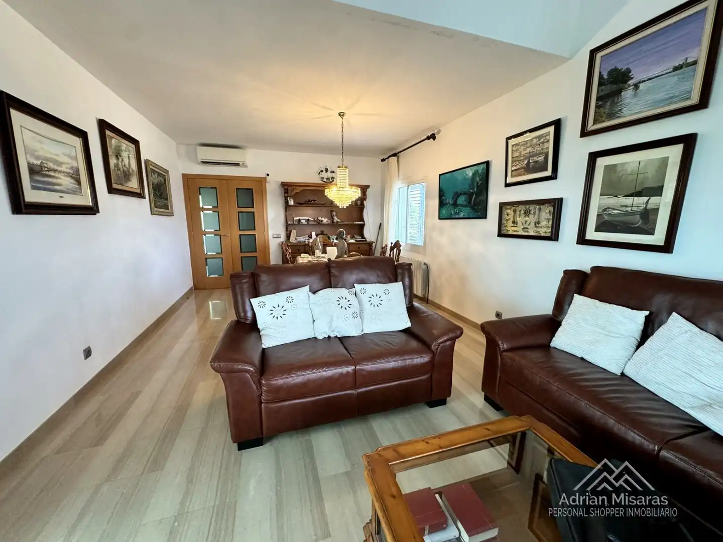Sala de estar de Casa o chalet en venta en Sant Jaume d'Enveja con Aire acondicionado, Calefacción y Jardín privado
