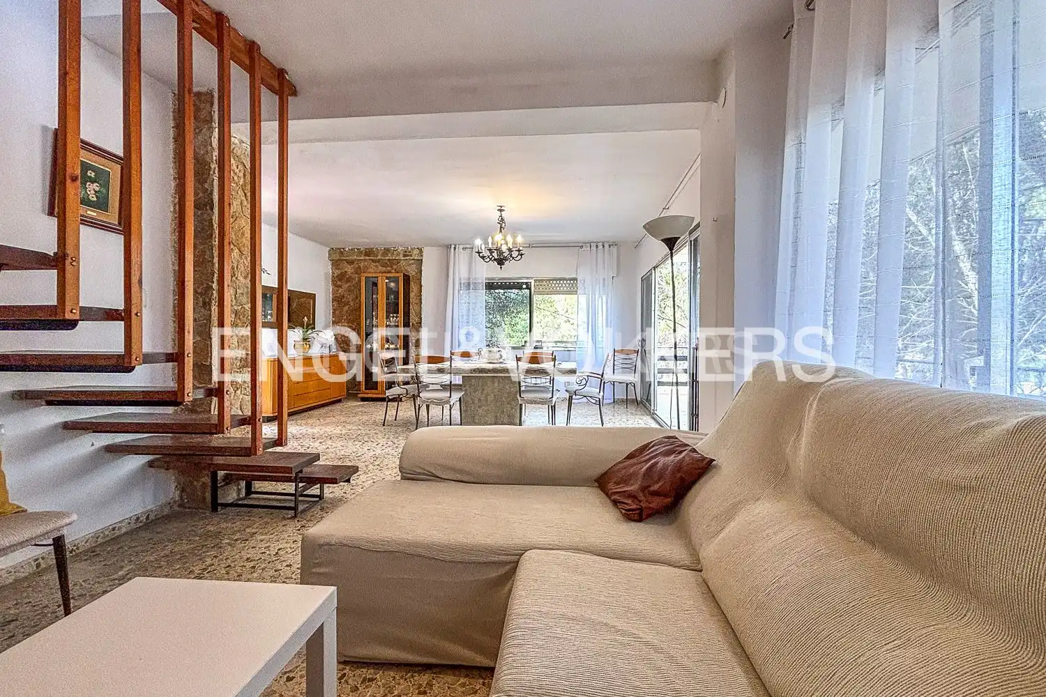 Living room of Houses for rent in Paterna  with Air Conditioner, Heating and Private garden