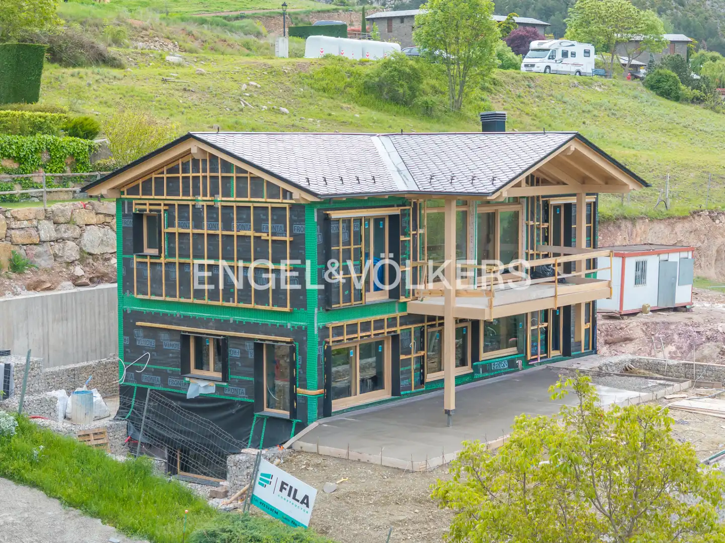 Exterior view of Houses for sale in Prullans  with Air Conditioner, Heating and Private garden