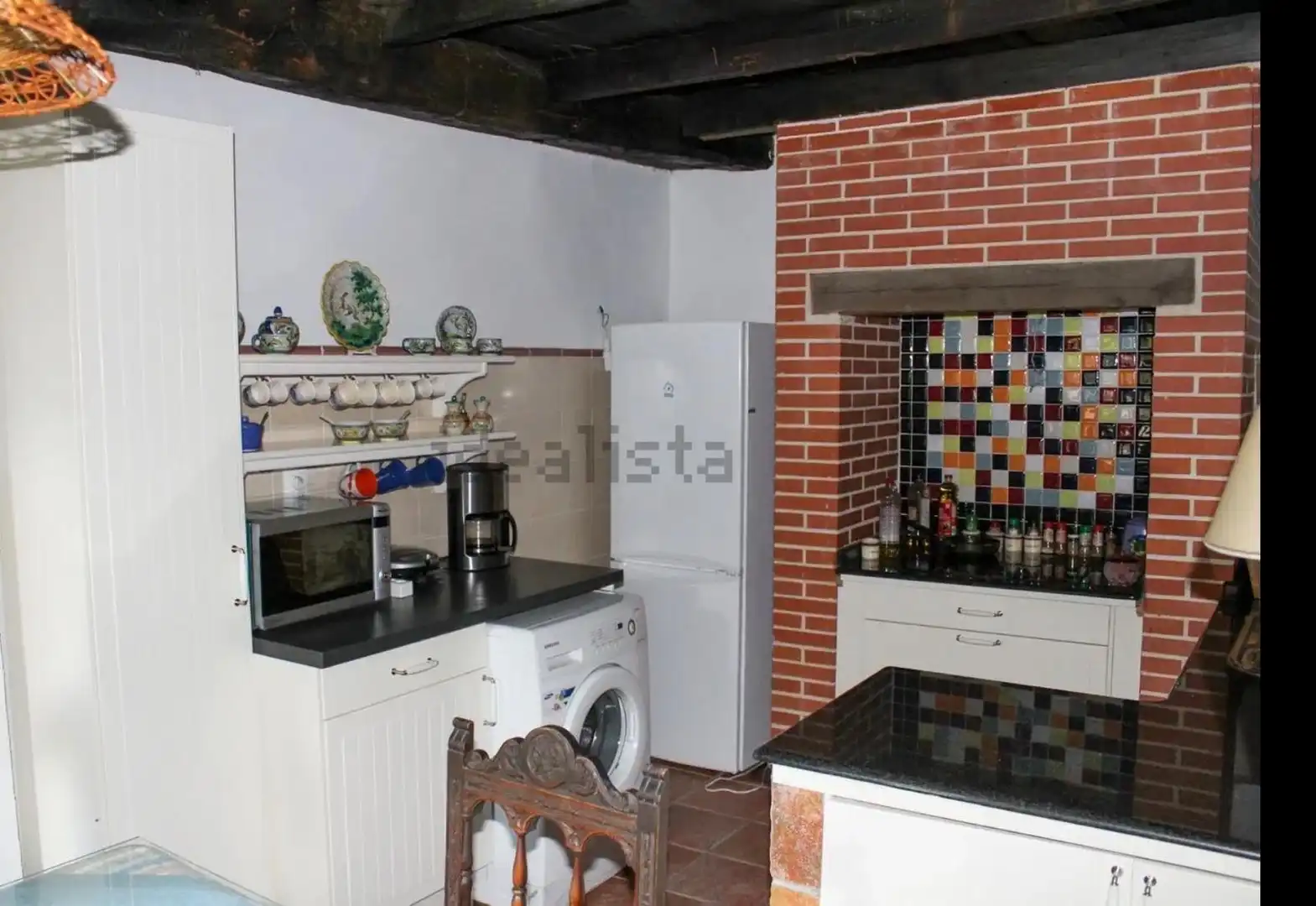Cuina de Casa o xalet en venda en Begonte amb Jardí privat i Moblat