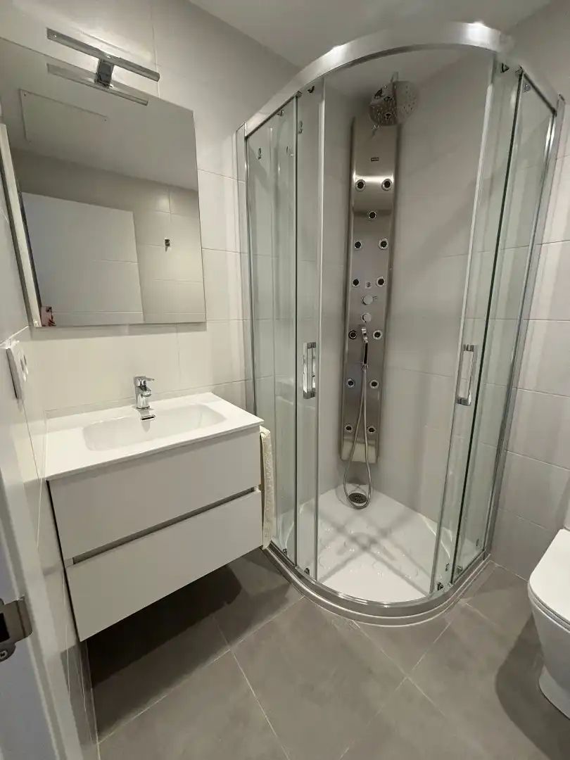 Bathroom of Apartments for rent in Ferrol  with Heating, Storage room and Furnished