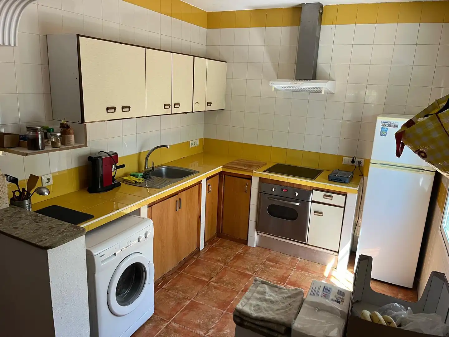 Cocina de Casa o chalet en venta en Villarrobledo con Aire acondicionado, Jardín privado y Terraza