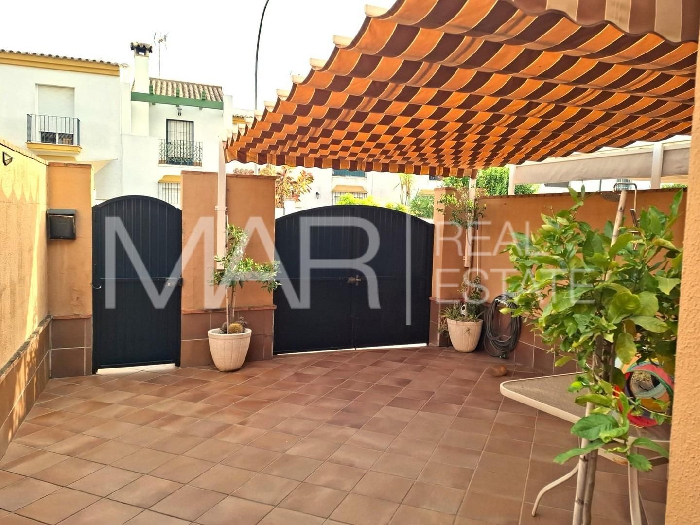 Terrace of Single-family semi-detached for sale in Chiclana de la Frontera  with Air Conditioner and Balcony