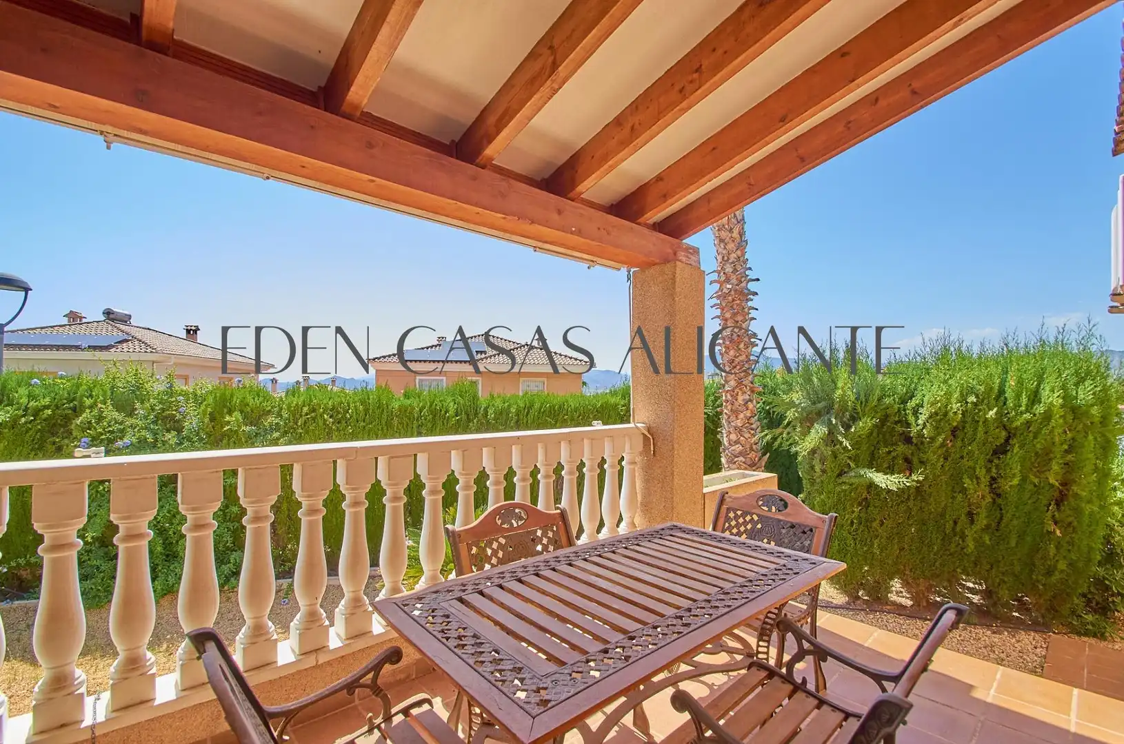 Terraza de Casa o chalet en venta en Busot con Aire acondicionado, Calefacción y Jardín privado