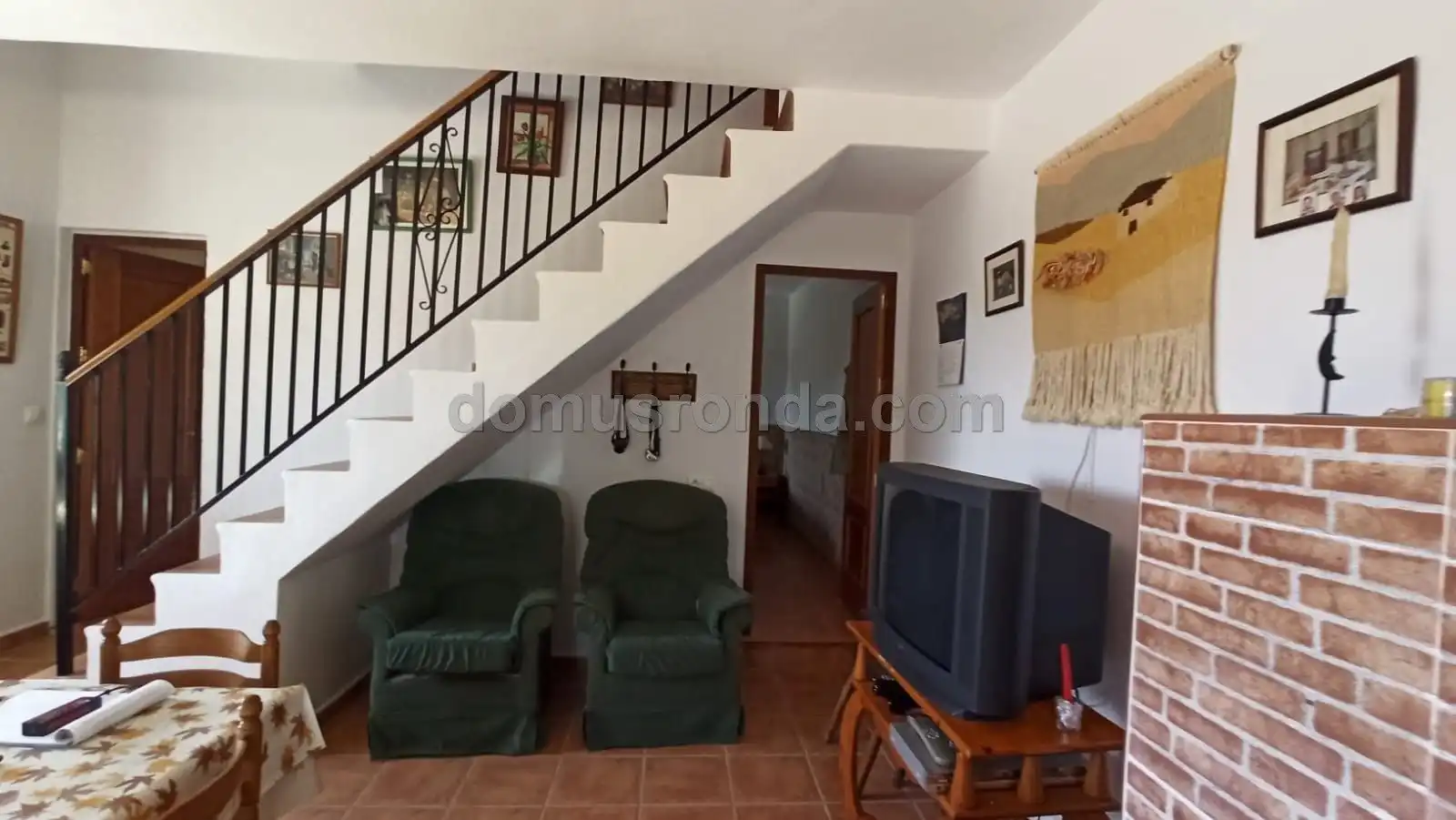 Sala de estar de Finca rústica en venta en Cuevas del Becerro con Amueblado