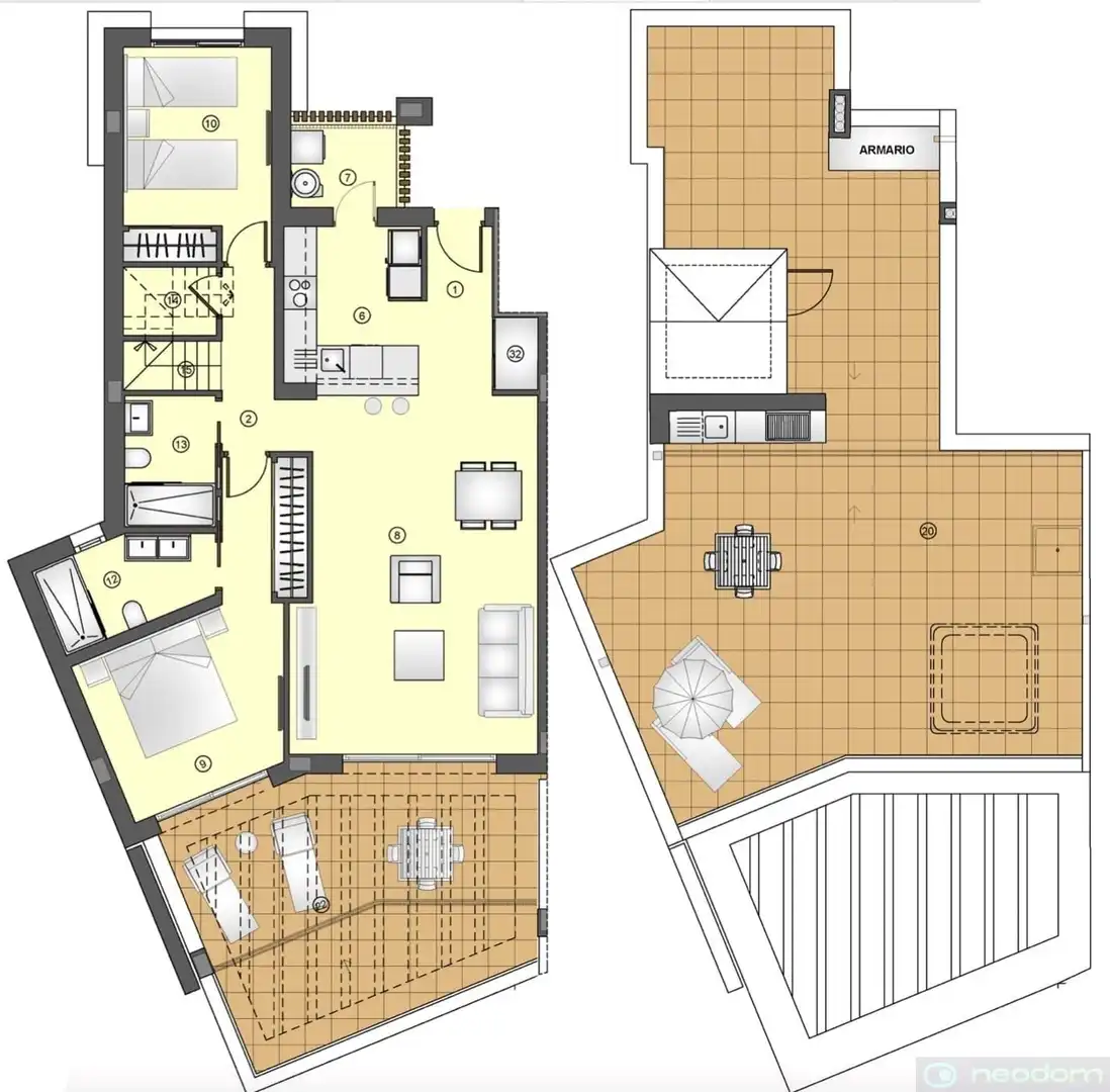 Attique avec piscine à vendre à C. Begoña, imagen 8