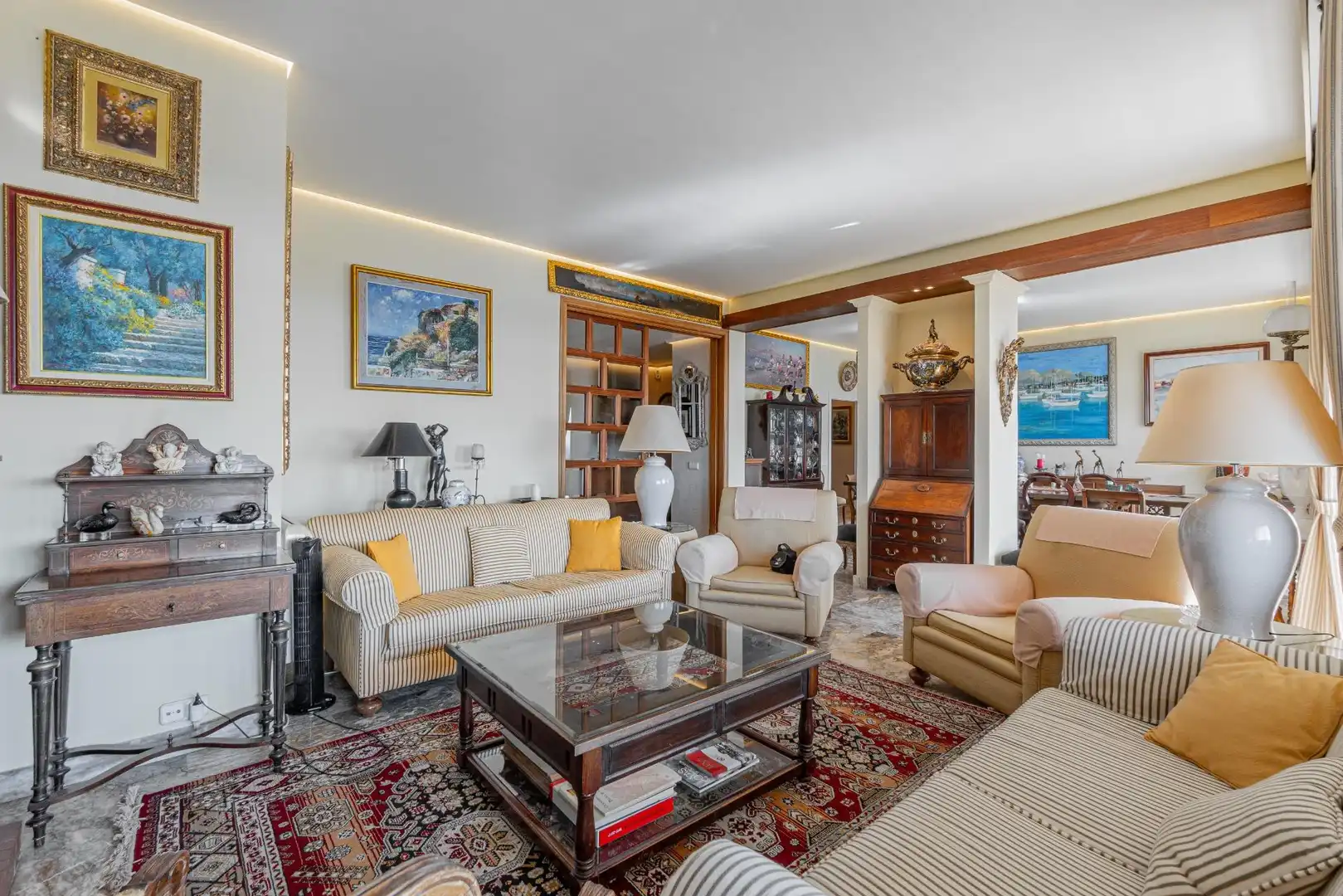 Sala d'estar de Pis en venda en  Palma de Mallorca amb Aire condicionat, Calefacció i Terrassa