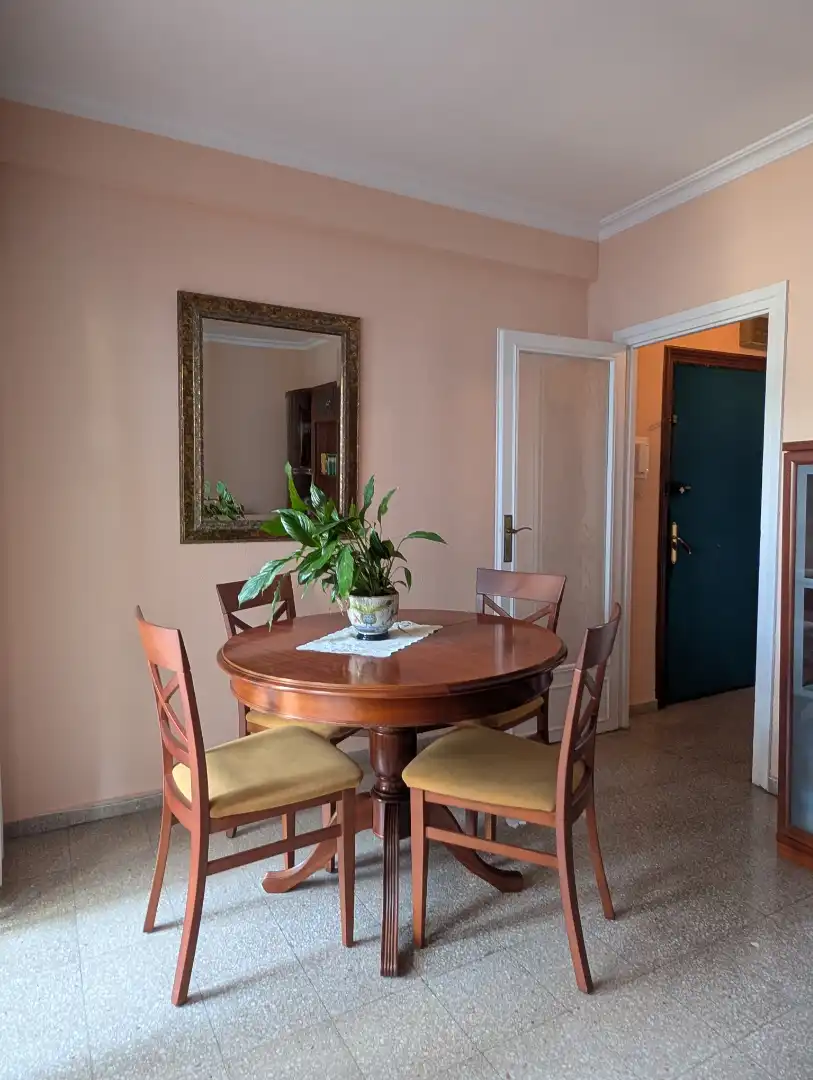 Dining room of Flat for sale in Sevilla  with Air Conditioner, Furnished and Balcony
