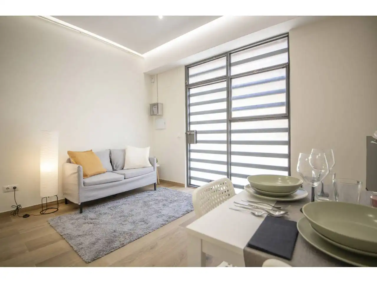 Sala de estar de Piso en venta en Barcelona con Aire acondicionado, Amueblado y Alarma