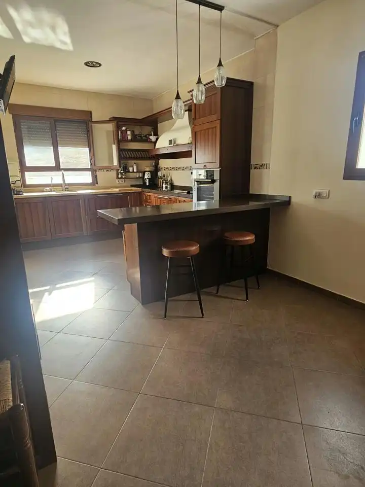 Cuina de Casa o xalet en venda en Cuevas del Almanzora amb Aire condicionat, Jardí privat i Piscina