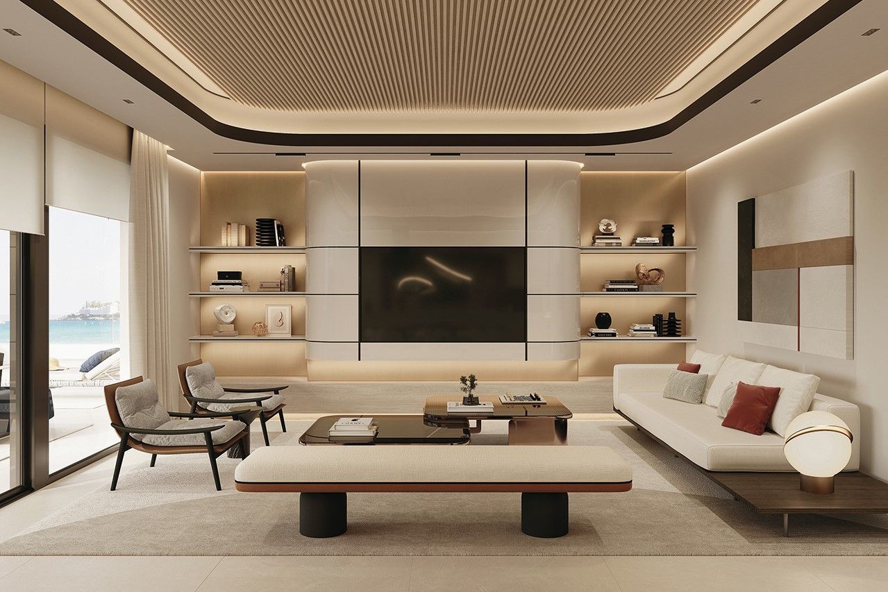 Sala d'estar de Apartament en venda en Marbella amb Aire condicionat, Terrassa i Piscina