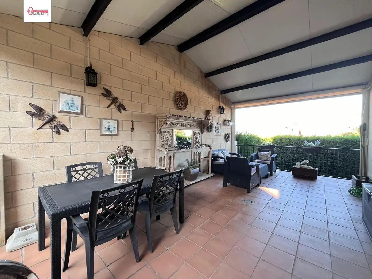 Terraza de Casa adosada en venta en Cardeñajimeno con Calefacción, Jardín privado y Parquet