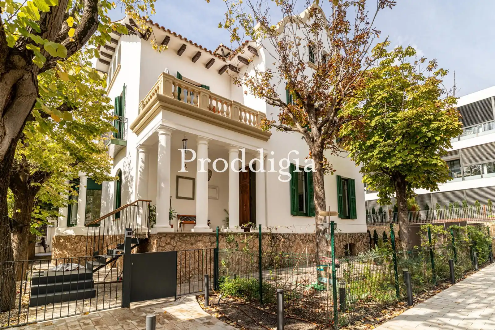 Exterior view of Houses for rent in Sant Cugat del Vallès  with Air Conditioner, Heating and Swimming Pool