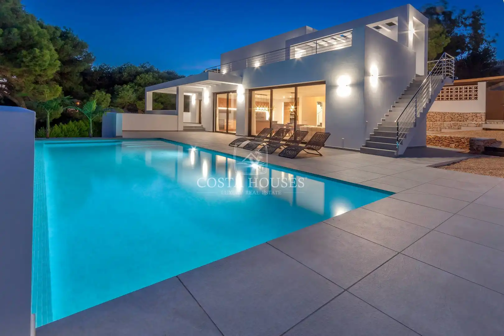 Swimming pool of Houses for sale in Jávea / Xàbia  with Air Conditioner, Private garden and Terrace