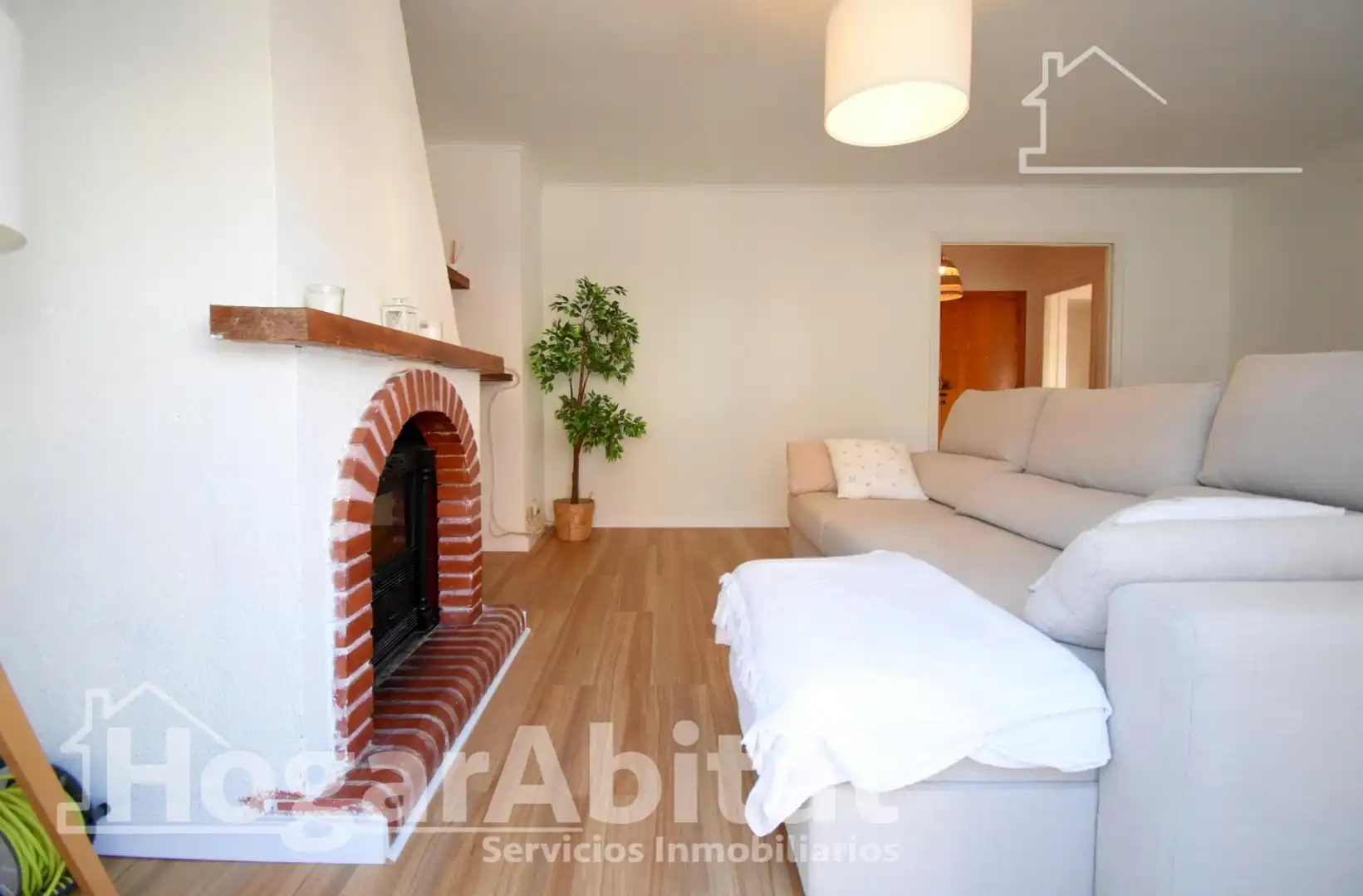Living room of Flat for sale in Beniarbeig  with Air Conditioner, Heating and Parquet flooring
