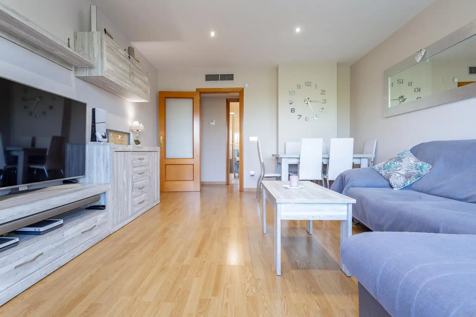 Living room of Attic for sale in Reus  with Air Conditioner, Private garden and Parquet flooring
