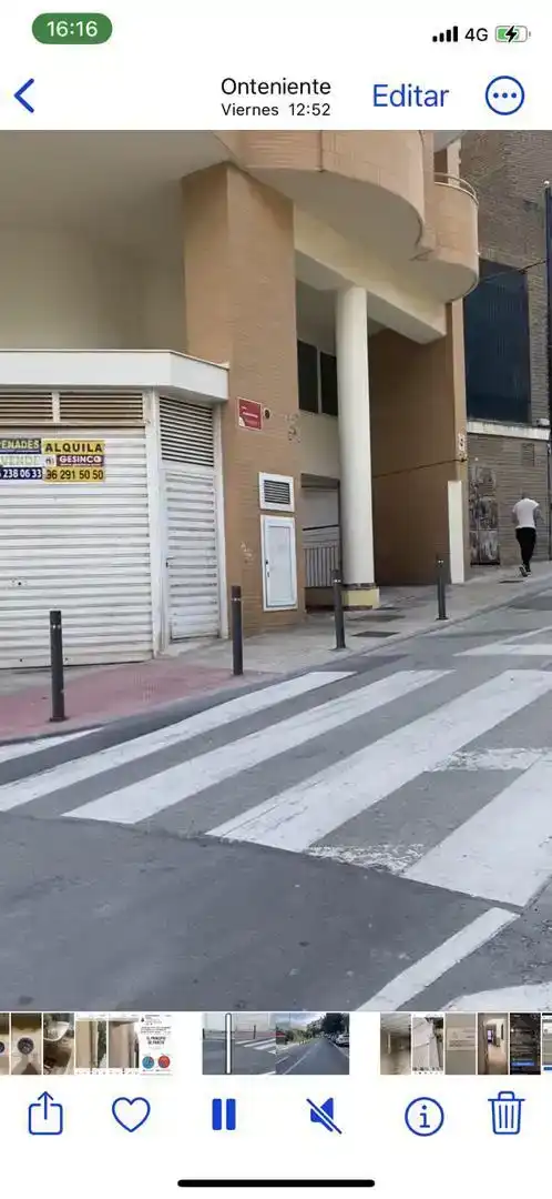 Vista exterior de Local de alquiler en Ontinyent