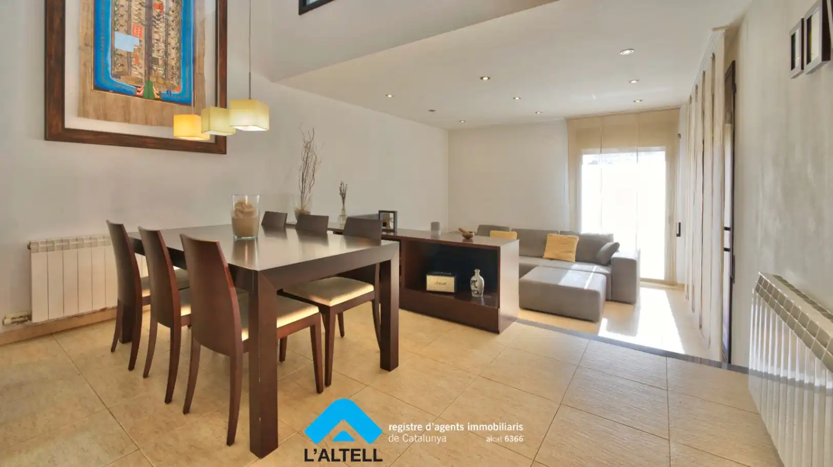 Sala de estar de Casa o chalet en venta en L'Ametlla del Vallès con Calefacción, Jardín privado y Terraza