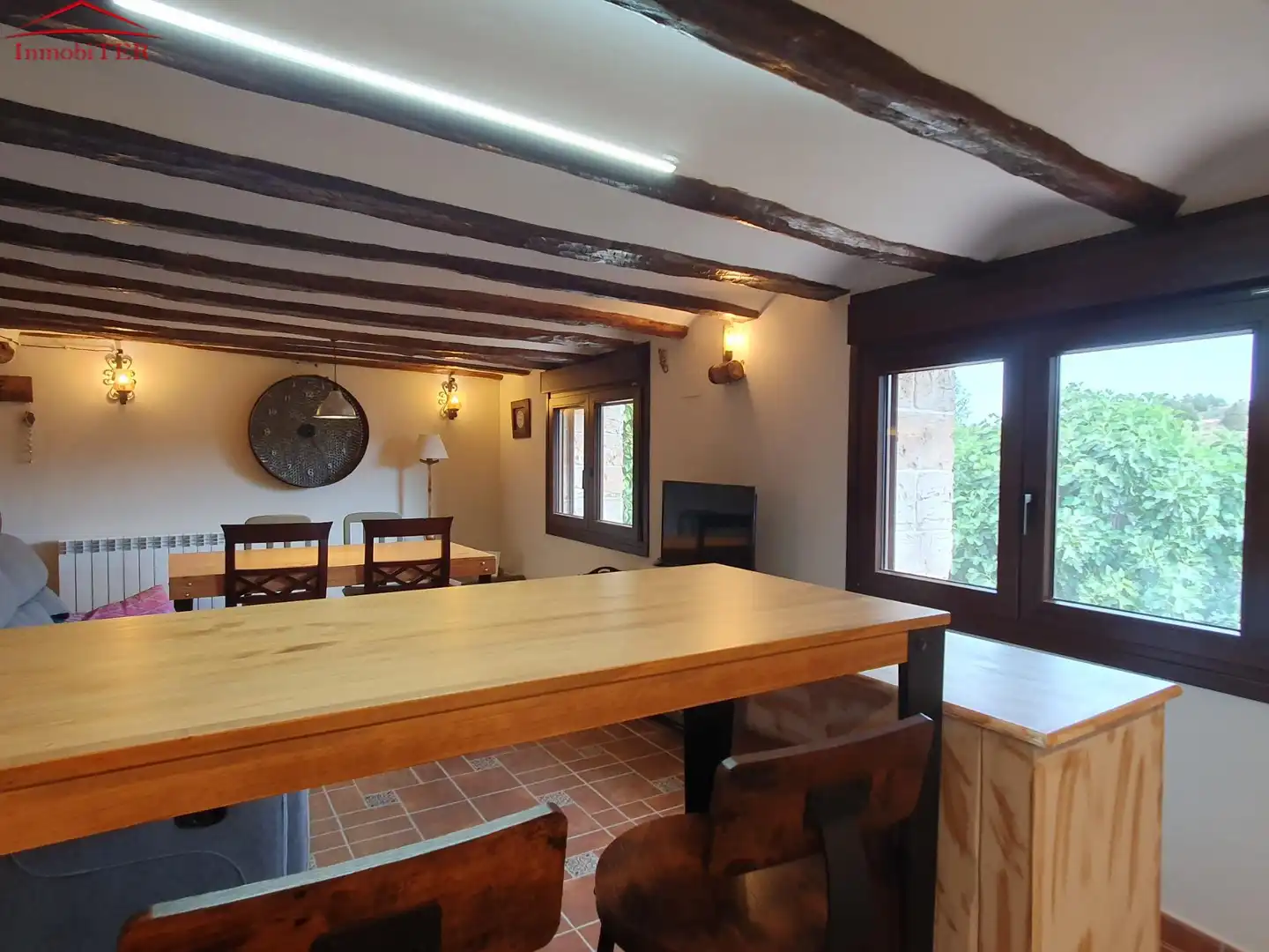 Comedor de Casa o chalet en venta en Rubiales con Calefacción, Jardín privado y Trastero
