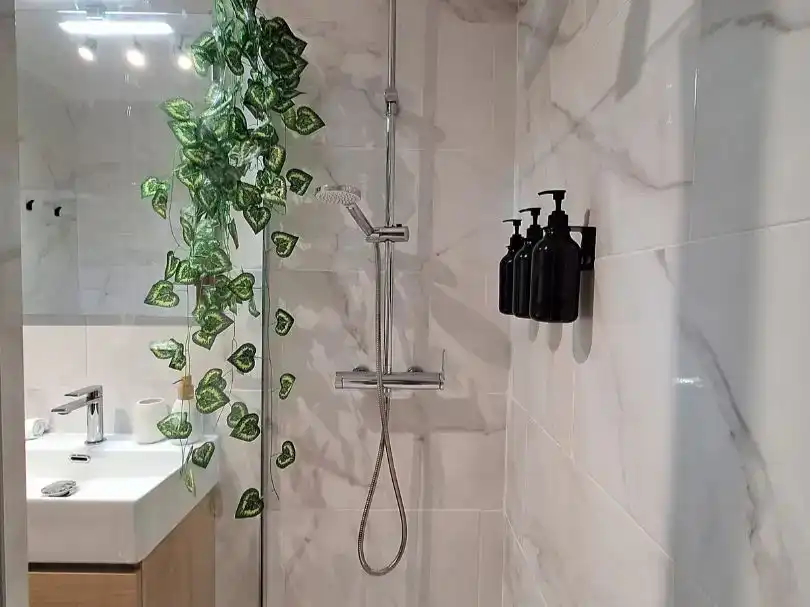 Badezimmer von Wohnung zur Miete in Dénia mit Klimaanlage, Schwimmbad und Möbliert