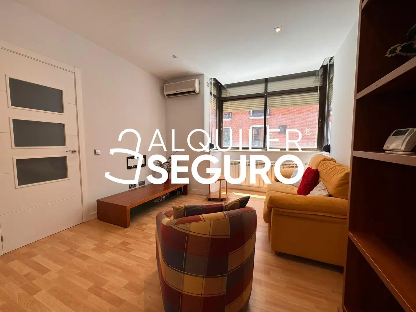 Sala de estar de Piso de alquiler en Madrid con Calefacción y Amueblado