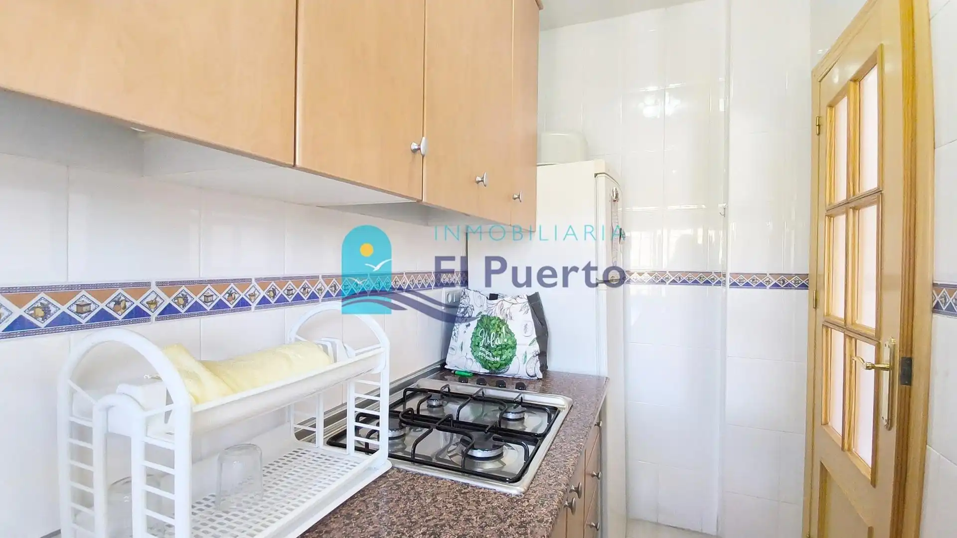 Kitchen of Apartments for sale in Mazarrón  with Air Conditioner, Terrace and Furnished