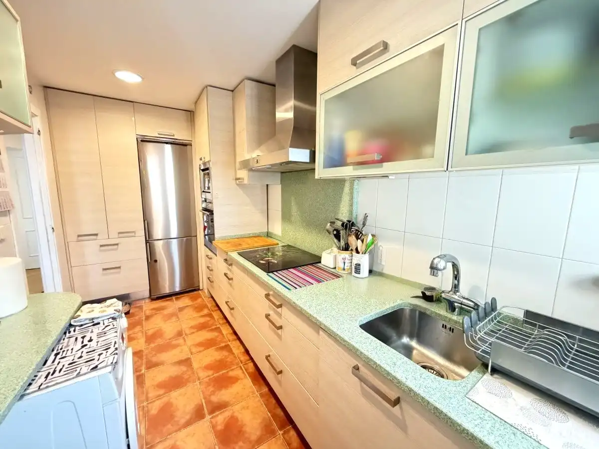 Kitchen of Flat for sale in Madrid  with Heating, Storage room and Community pool