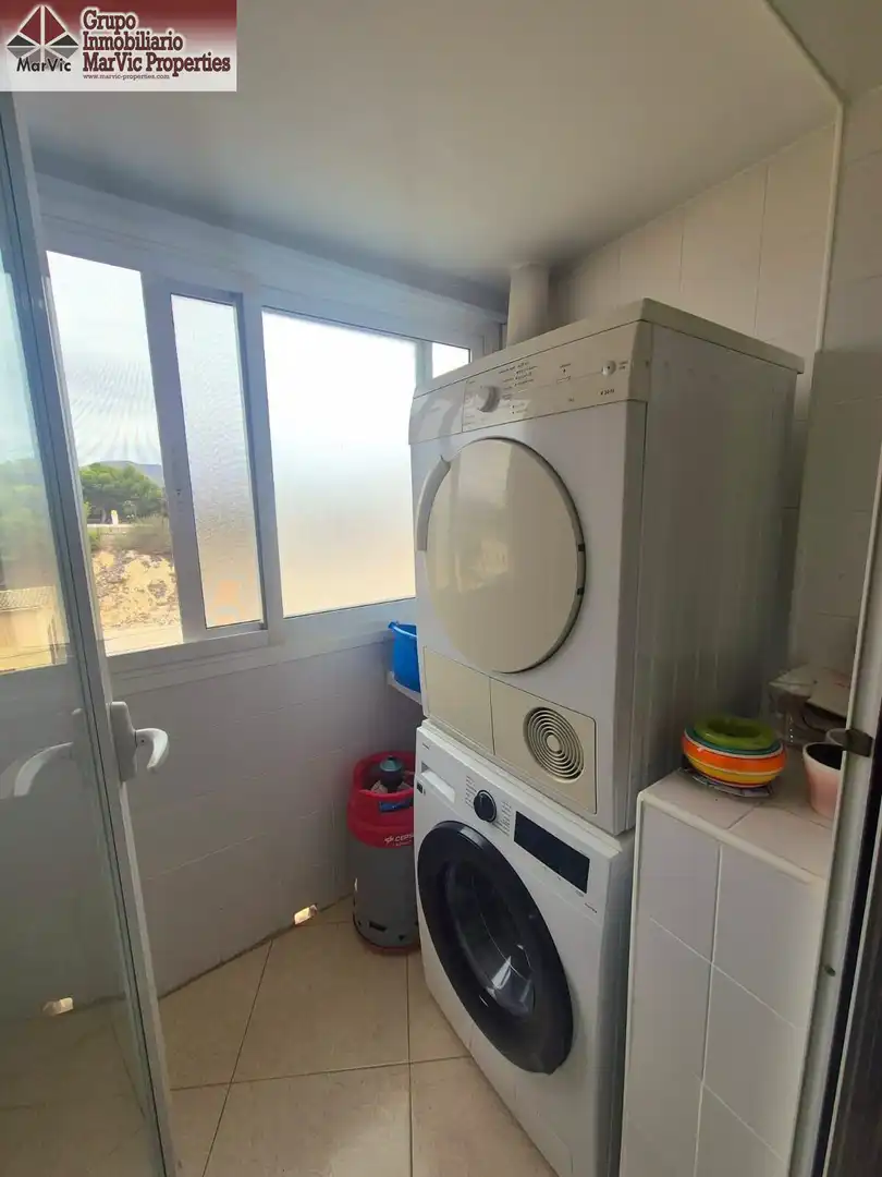Schlafzimmer von Dachboden zum Verkauf in Villajoyosa / La Vila Joiosa mit Klimaanlage, Terrasse und Balkon