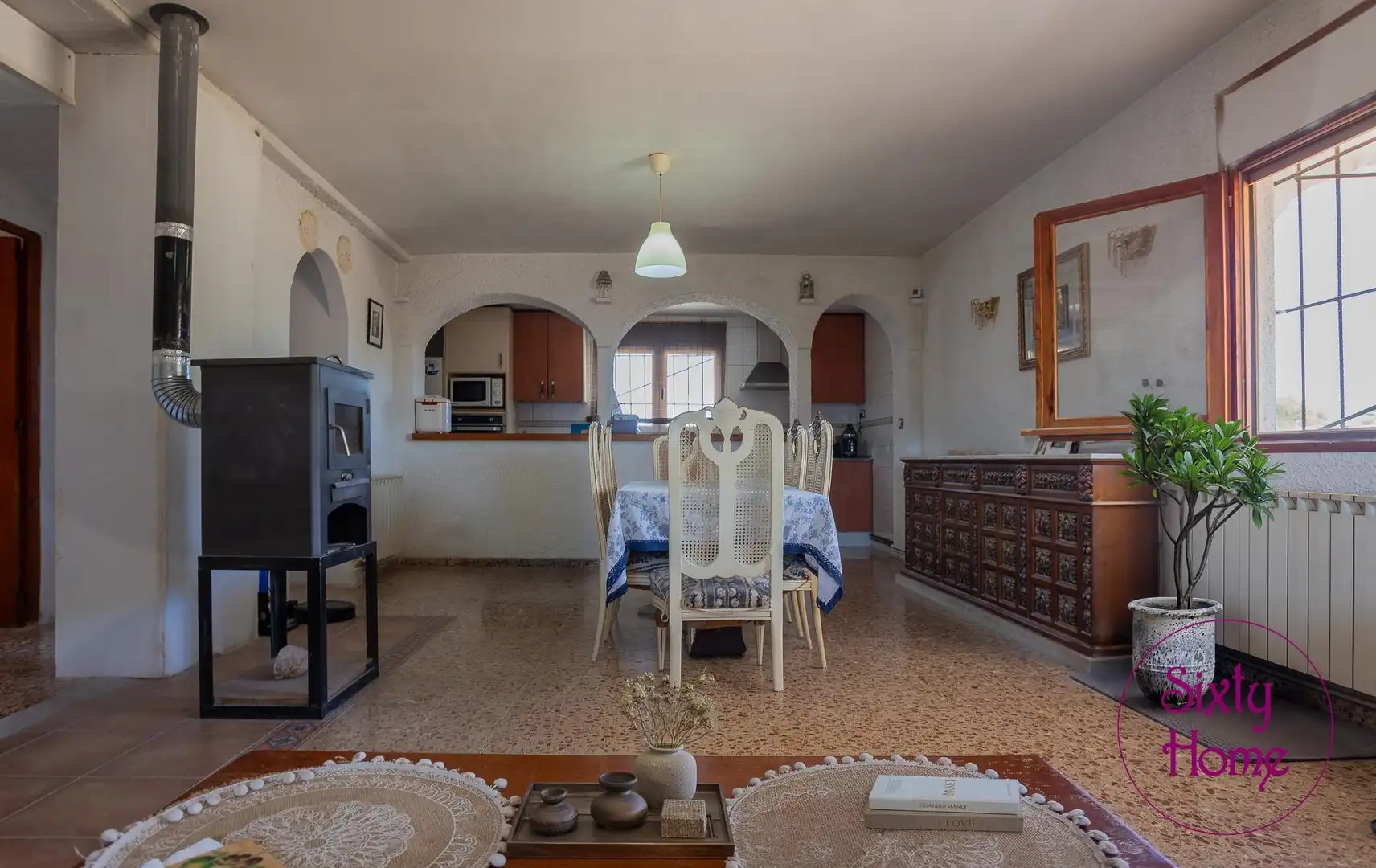 Comedor de Casa o chalet en venta en Belchite con Calefacción, Jardín privado y Terraza