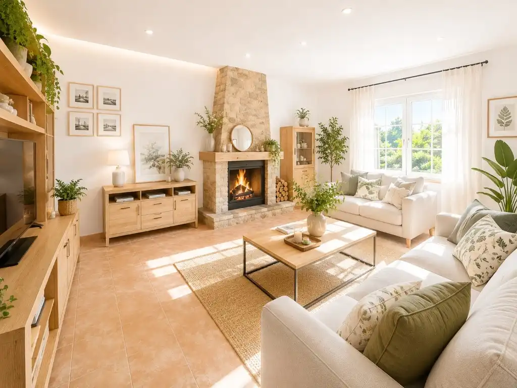 Sala de estar de Casa o chalet en venta en Avinyonet del Penedès