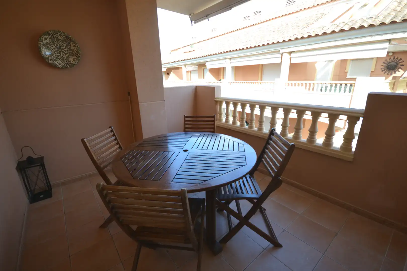 Terrasse von Dachboden zur Miete in Jávea / Xàbia mit Klimaanlage, Heizung und Terrasse