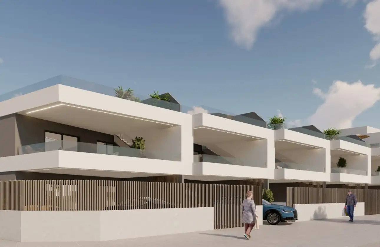 Vista exterior de Planta baja en venta en Pilar de la Horadada con Aire acondicionado, Calefacción y Terraza