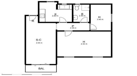 Foto 2 de Apartamento en venta en Calle Joana de Lestonnac, Sant Roc, Badalona