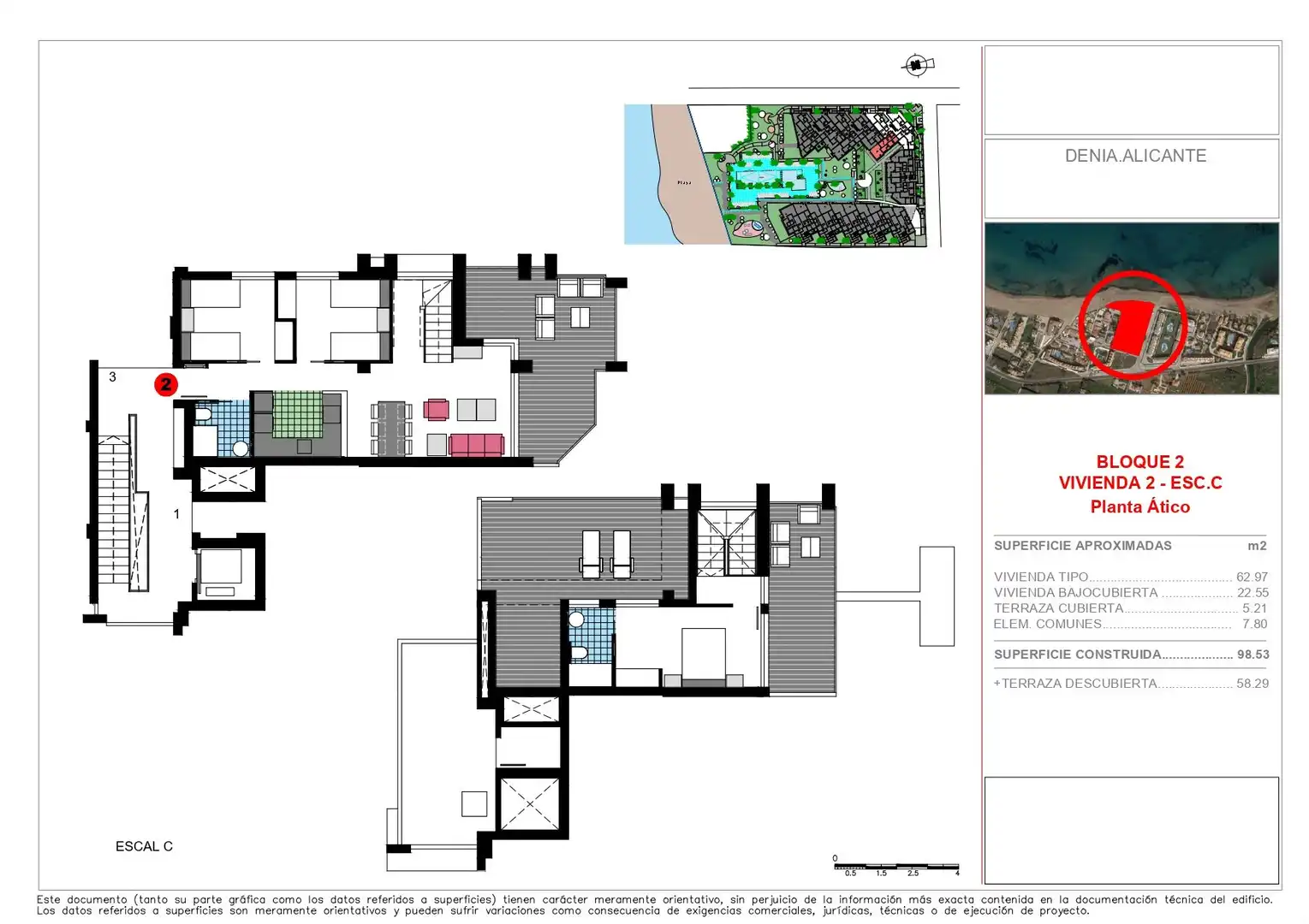 Penthouse with pool for sale in Las Marinas / Les Marines, imagen 4
