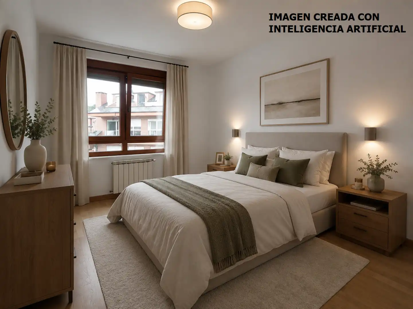 Schlafzimmer von Wohnung zum Verkauf in Castañeda mit Heizung, Parkett und Abstellraum